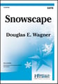 Snowscape SATB choral sheet music cover